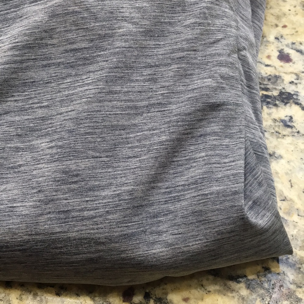 Gray & White Two Way Stretch Fabric